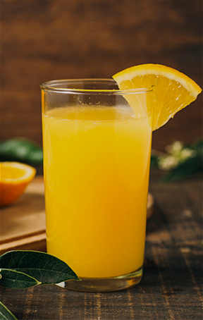 Fresh orange juice