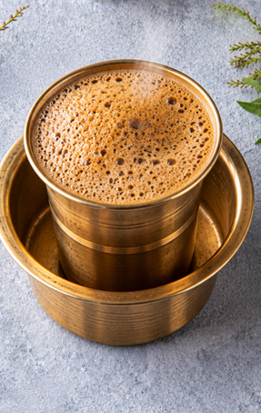 South Indian filter coffee